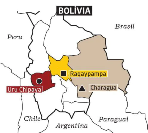 INDÍGENAS DA BOLÍVIA COMEÇAM A GOVERNAR SEU TERRITÓRIO 5 mapa 1 4PEfWmf