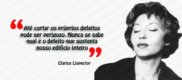 Clarice frase