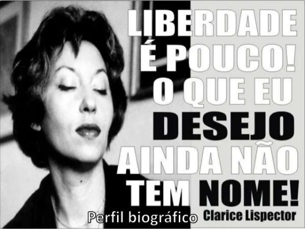 clarice liberdade é pouco