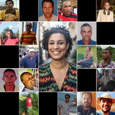 NÃO É SÓ MARIELLE: 25 OUTRAS LIDERANÇAS ASSASSINADAS