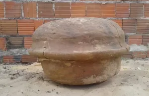 MORADOR ENCONTRA URNA FUNERÁRIA INDÍGENA 1 Ceara urna funeraria tribuna do Ceara