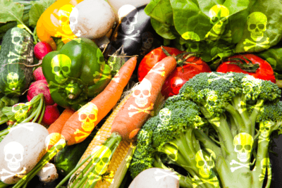 Testes de urina comprovam níveis alarmantes de pesticidas nos alimentos