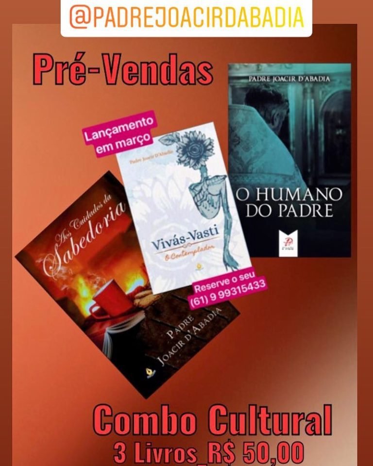 Os novos livros do padre Joacir