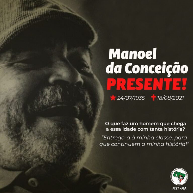 BOA VIAGEM, MANOEL DA CONCEIÇÃO!
