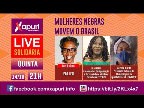 Live Solidária – Mulheres Negras Movem o Brasil