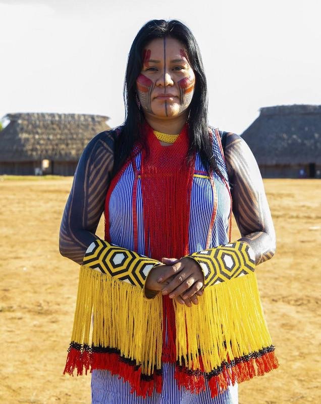 INTERCÂMBIO E FORÇA POLÍTICA DO MOVIMENTO INDÍGENA 2 RS102583 Kamikia Kisedje 03 scr