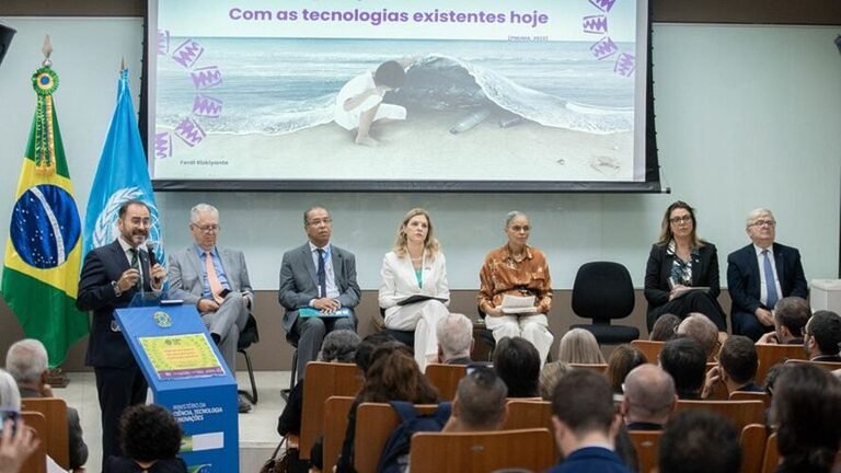 ONU e Brasil buscam soluções para a poluição plástica