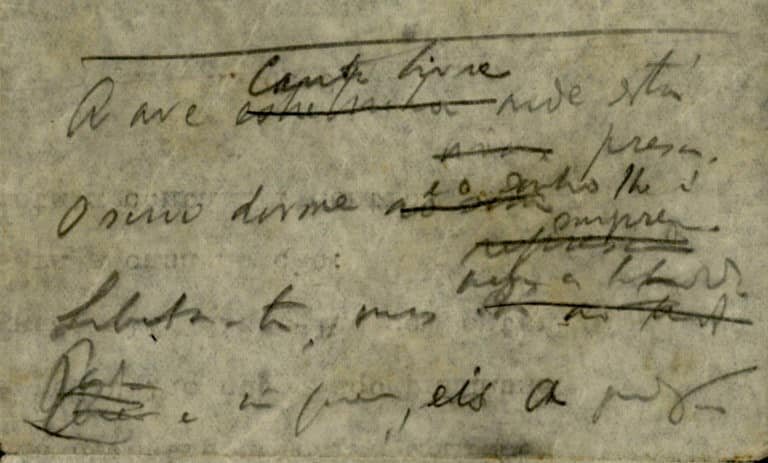 POEMA INÉDITO DE FERNANDO PESSOA