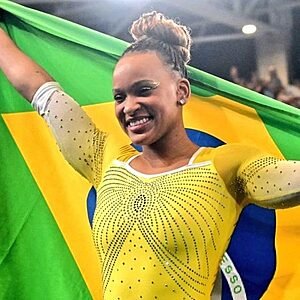 OURO FAZ DE REBECA ANDRADE A MAIOR MEDALHISTA DO PAÍS  