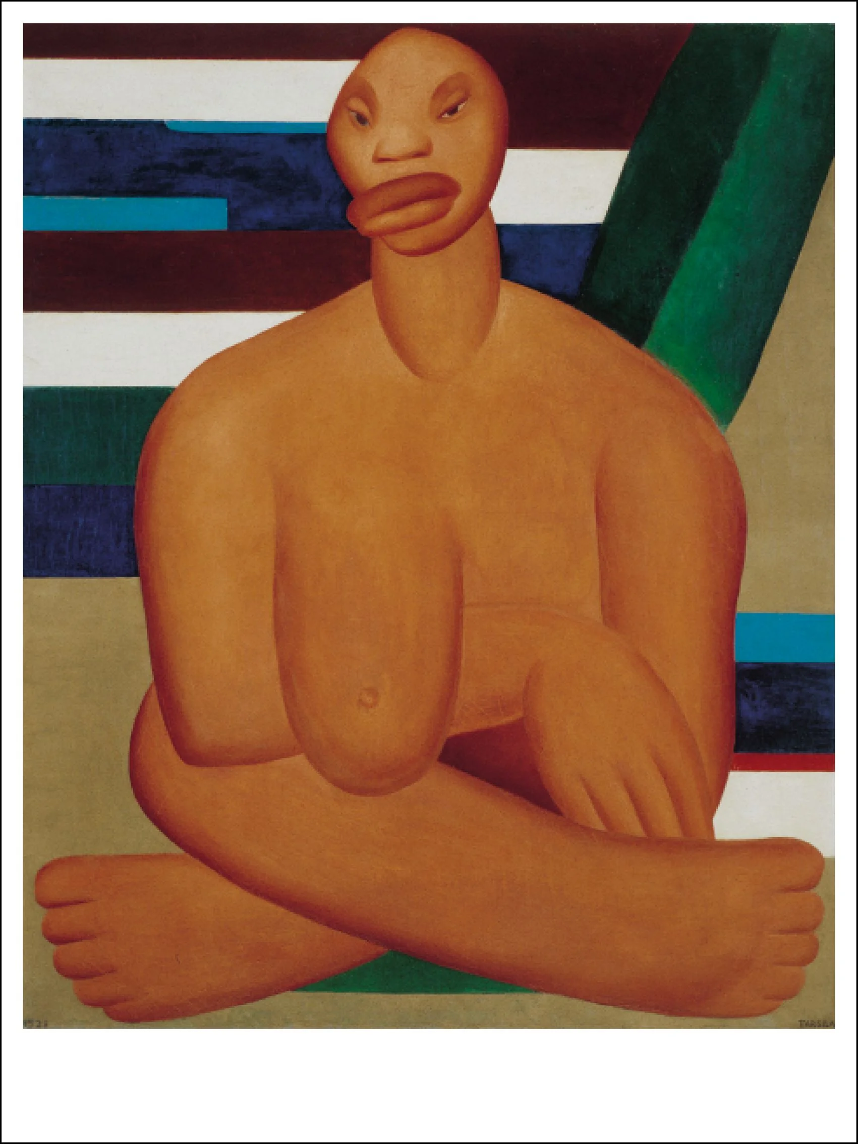 A negra - Pintura: Tarcila Amaral