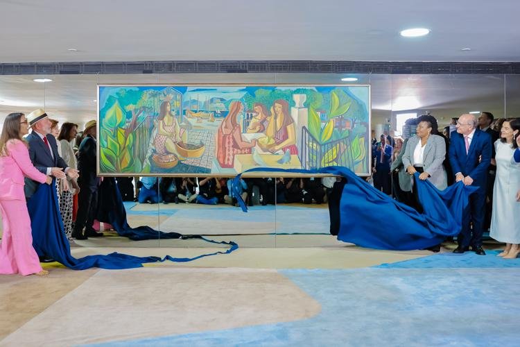 LULA TRAZ DE VOLTA “AS MULATAS”, QUADRO RESTAURADO APÓS VANDALISMO DO 8 DE JANEIRO 1 lula